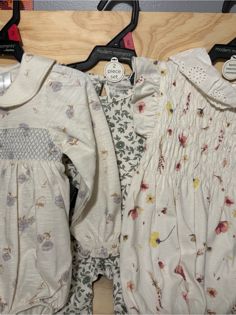 Modern Moments Cream Little girls lot of 3 outfits